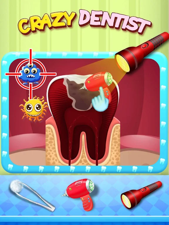 Mouth care doctor dentist game Captura de pantalla 0