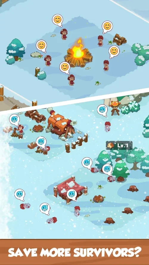 Icy Village: Tycoon Survival ภาพหน้าจอ 2