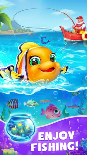 Solitaire: Fishing Go! Schermafbeelding 2