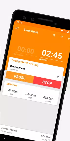 Timesheet - Time Tracker Screenshot 1