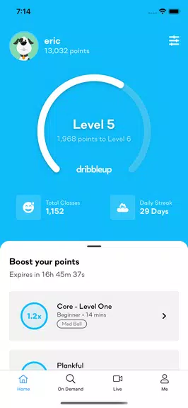 DribbleUp - Sports & Fitness Capture d'écran 2
