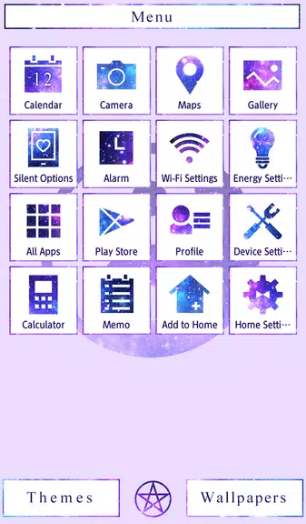 Galaxy Yin-yang Theme Captura de pantalla 1