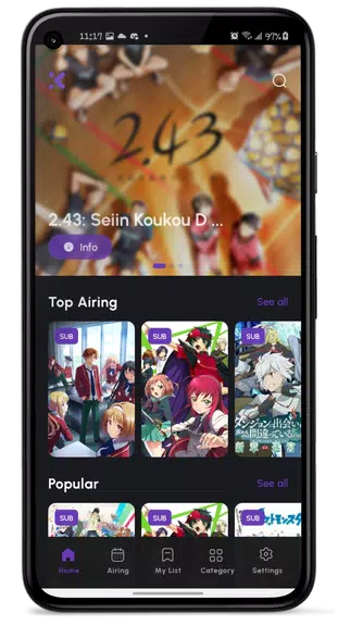 Kana: Watch Anime App 스크린샷 1