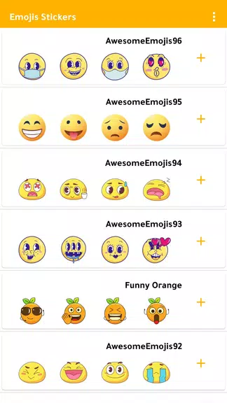 Emoji Stickers WASticker Zrzut ekranu 0