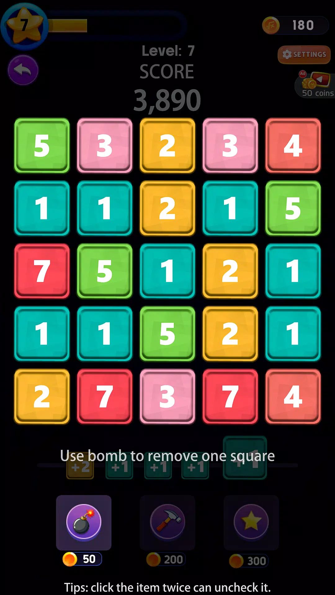 Number Merge Puzzle Match Schermafbeelding 2