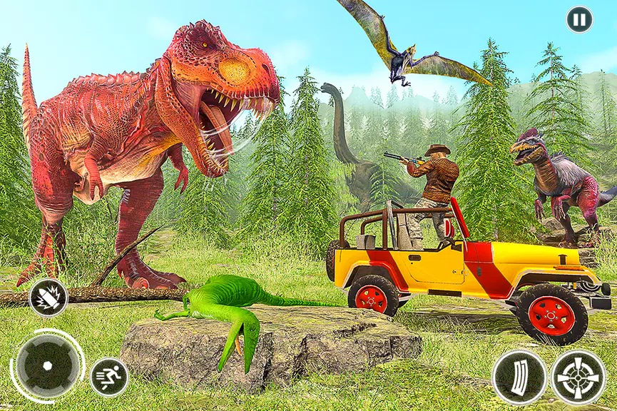 Super Dino Hunting Zoo Games Zrzut ekranu 3