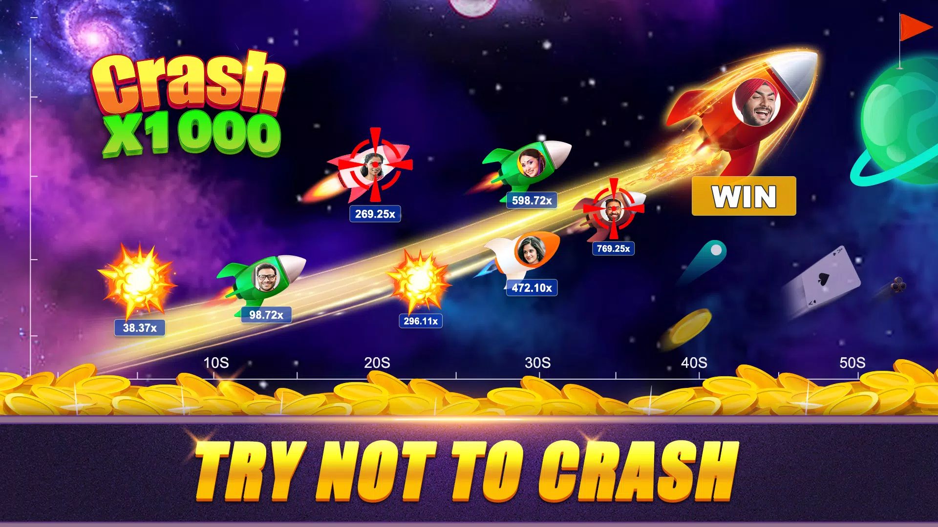 Crash x1000 - Online Poker Screenshot 2