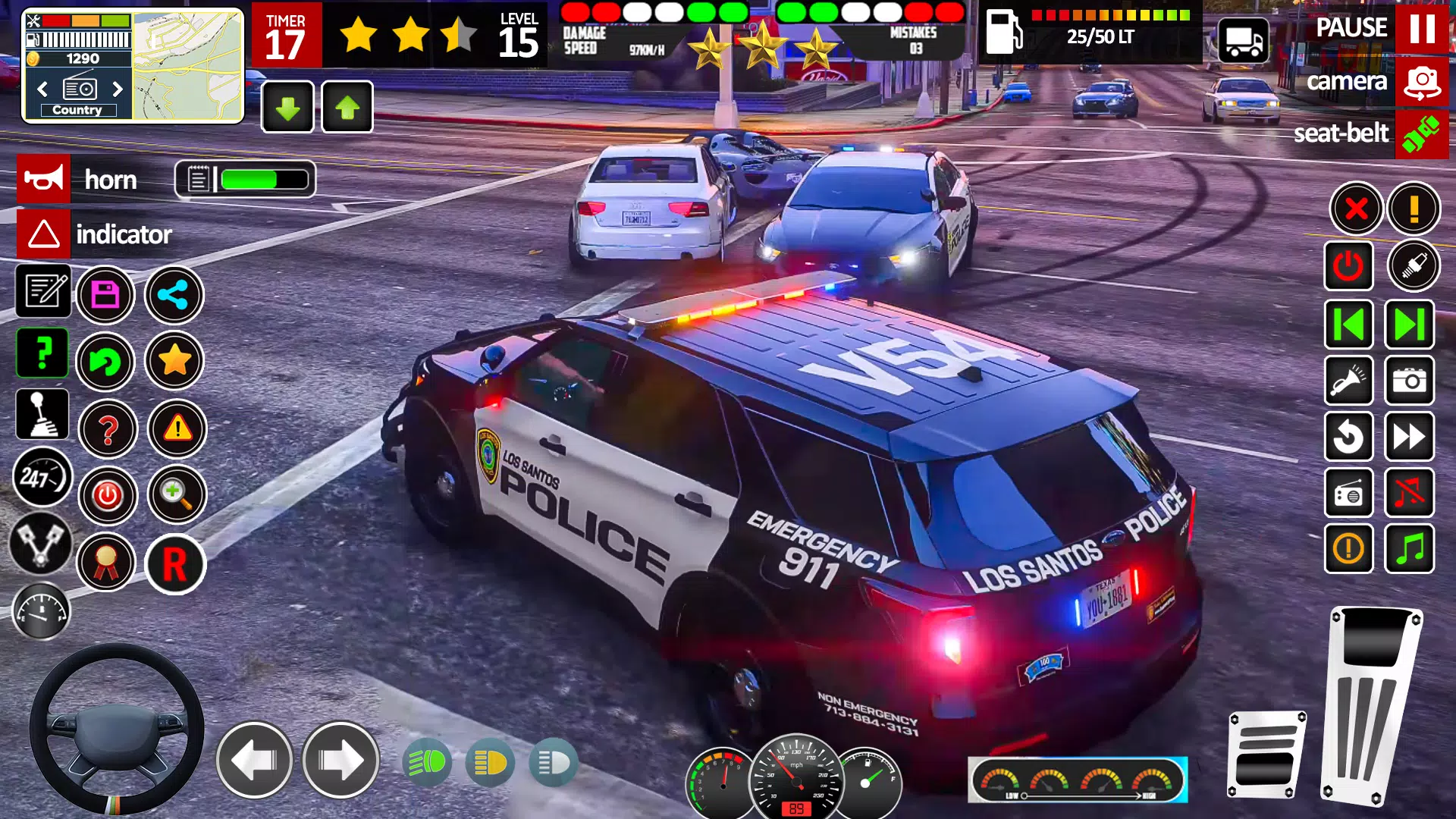 Car Chase Game Cop Simulator Schermafbeelding 3