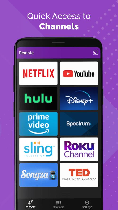 Remote Control for Roku TV Schermafbeelding 1