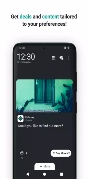 Slidejoy - Lockscreen Cash Rewards Captura de pantalla 1