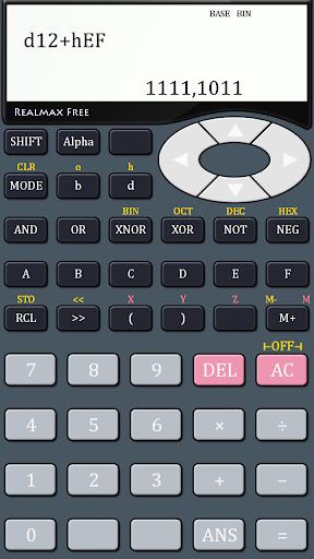 RealMax Scientific Calculator ဖန်သားပြင်ဓာတ်ပုံ 3