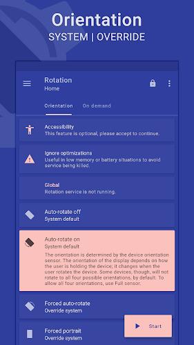 Rotation | Orientation Manager ภาพหน้าจอ 0