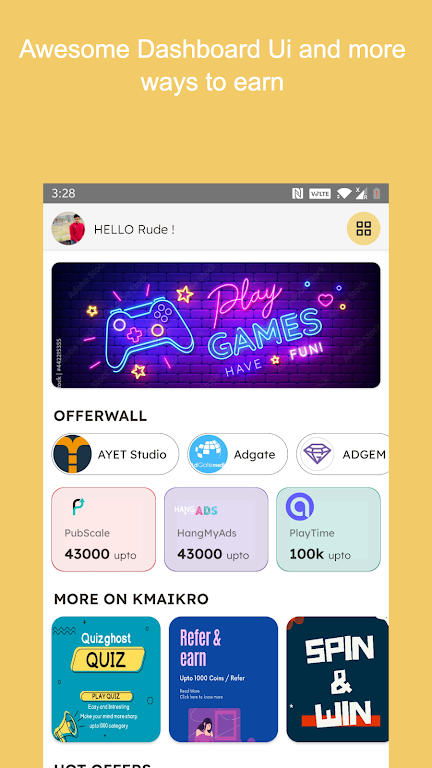 Pocket Friend - Games & Reward ဖန်သားပြင်ဓာတ်ပုံ 0