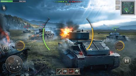 Schermata Battle Tanks: Online War games 1