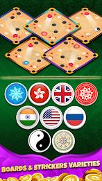 Carrom Board Offline Game Captura de pantalla 1