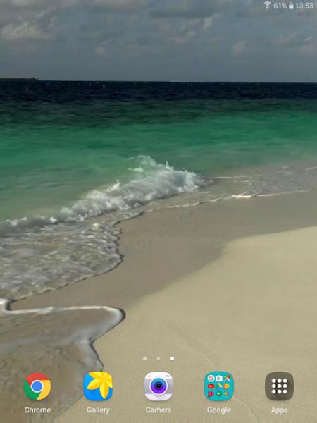 Tropical Beach Live Wallpaper 스크린샷 3