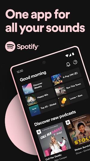 Spotify: música y podcasts Captura de pantalla 0