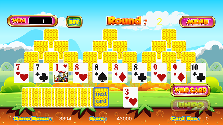 Tri Towers Tri Peaks Solitaire應用截圖第1張