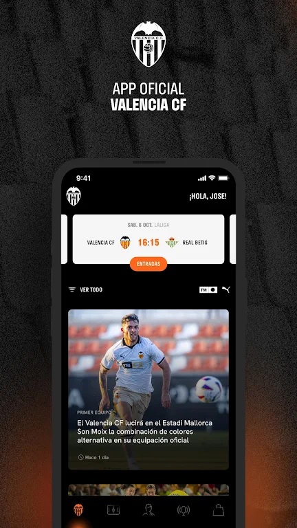 Valencia CF - Official App Tangkapan skrin 0