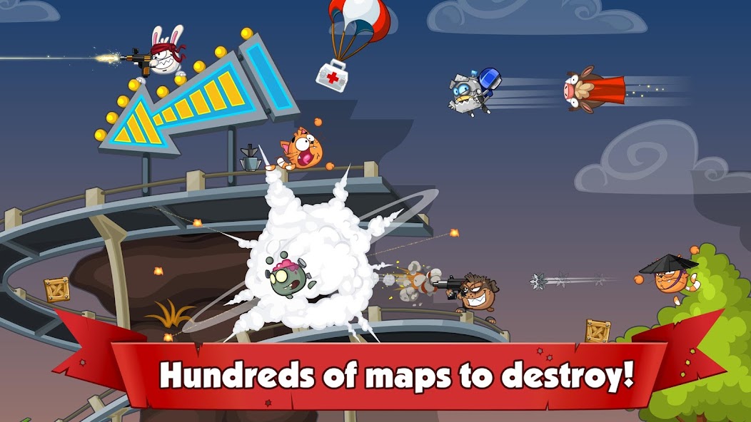 Wormix: PvP Tactical Shooter Mod应用截图第1张
