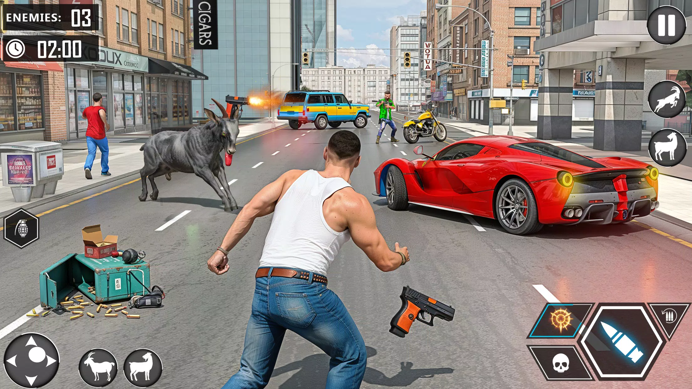 Angry Goat Fun Simulator Ekran Görüntüsü 2