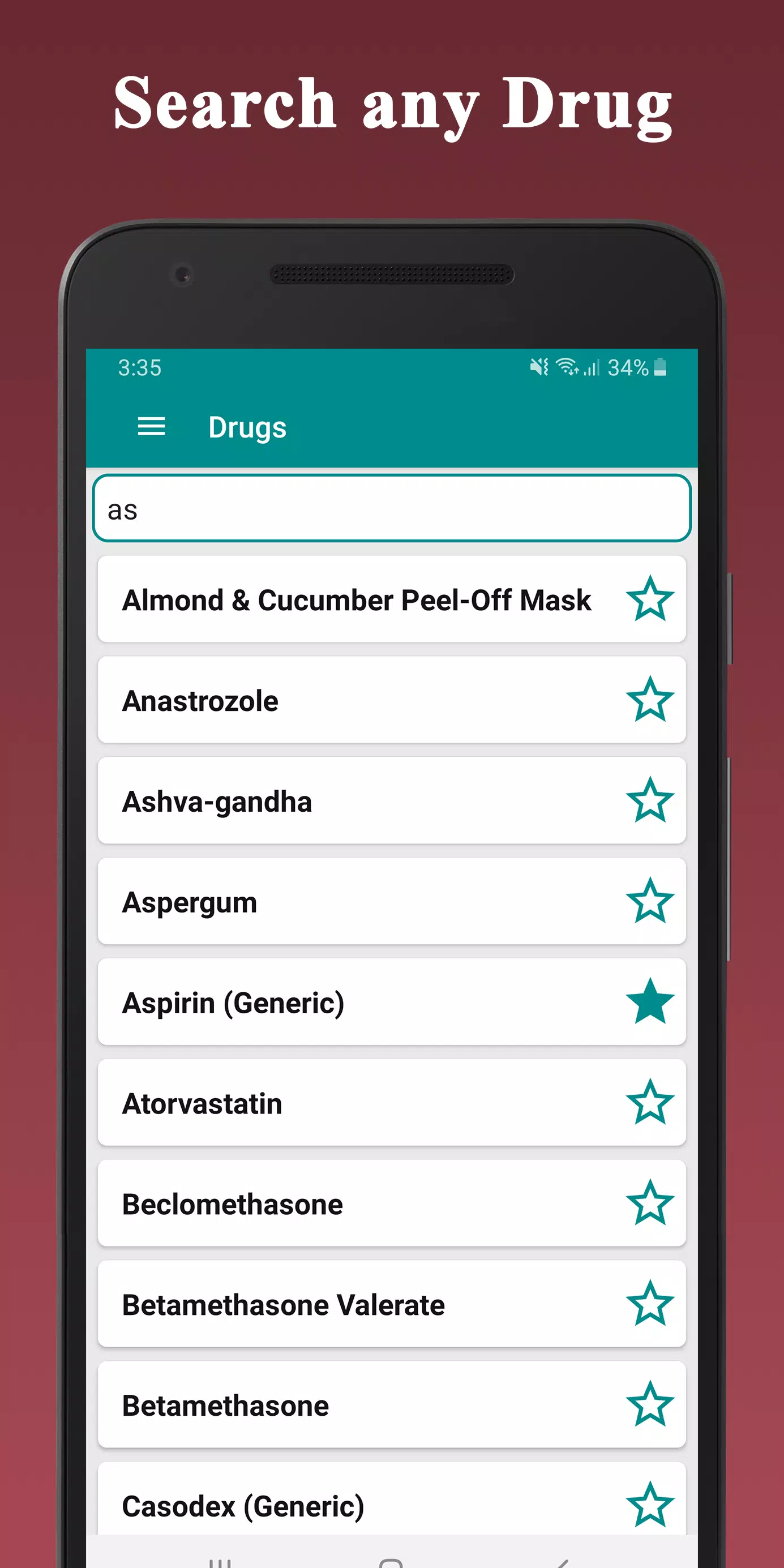 Medical Drugs Dictionary Guide 스크린샷 1