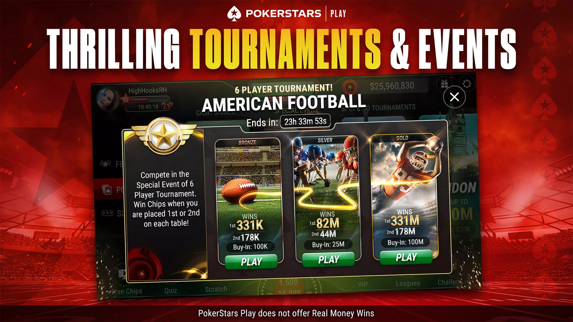 PokerStars Play應用截圖第2張