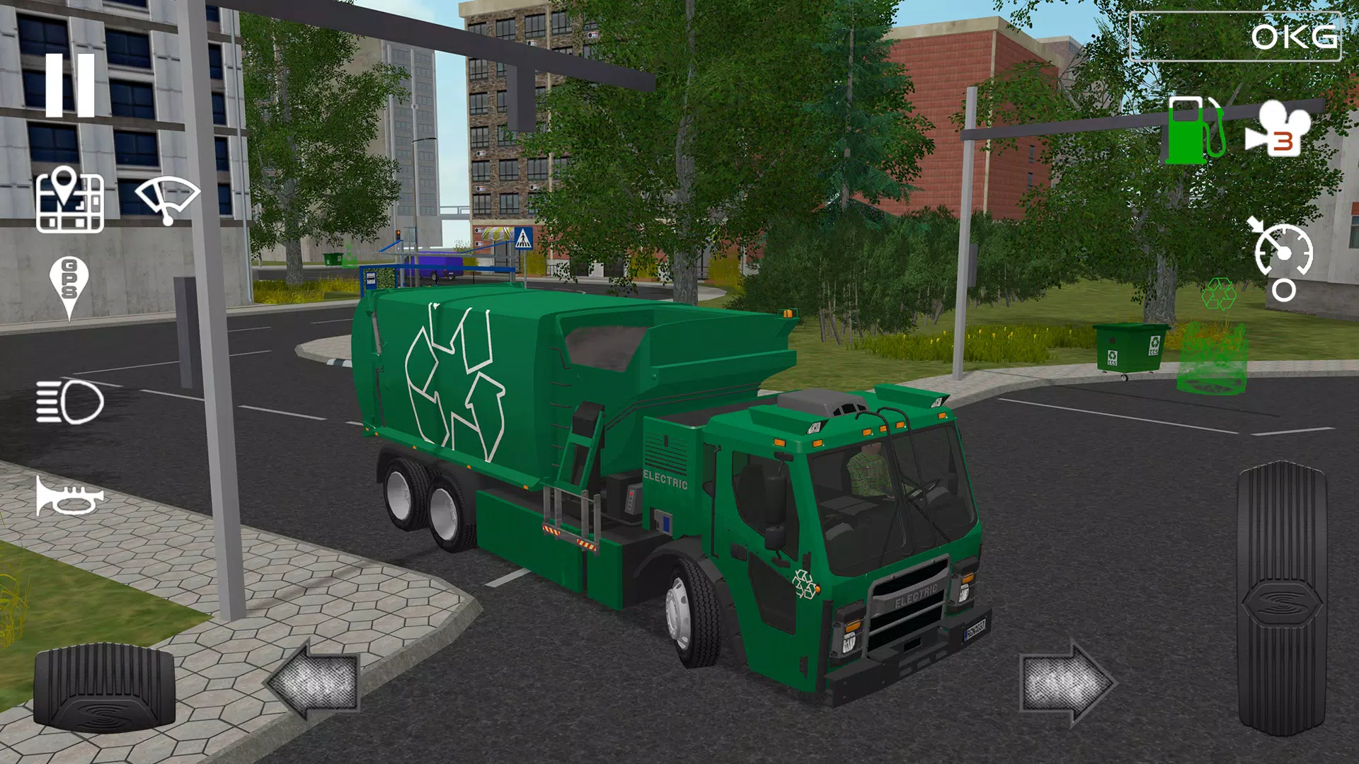 Trash Truck Simulator Schermafbeelding 1