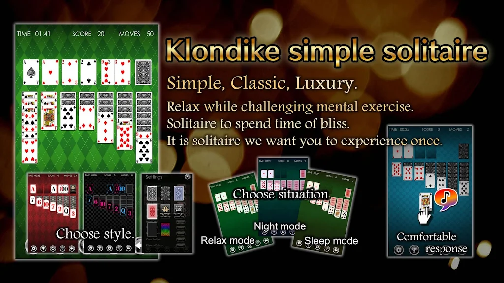 Solitaire Klondike HD Schermafbeelding 0