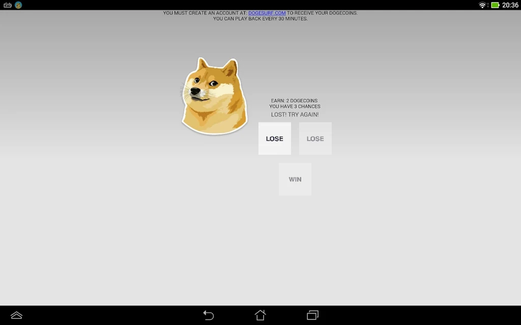 ScratchDogecoin Capture d'écran 1