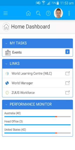 <p>Center Court es una aplicación móvil indispensable para empleados autorizados. Proporciona acceso fluido a capacitación, herramientas de comunicación, recursos operativos y funciones de recursos humanos. Ideal para profesionales que buscan un acceso optimizado a herramientas y recursos de trabajo esenciales mientras viajan.</p>
<p><strong>Descripción general: Center Court</strong></p>
<p>Center Court es una aplicación móvil diseñada exclusivamente para empleados autorizados, impulsada por <img src=