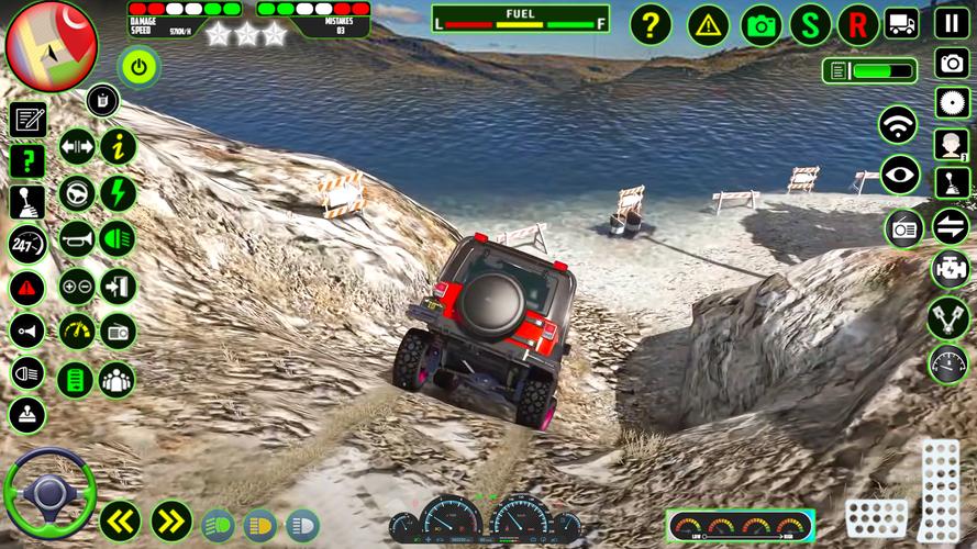 Offroad Jeep Driving Sim 3D Captura de tela 0