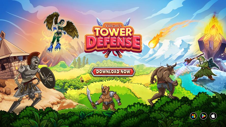 Vulcan's Tower Defense Tangkapan skrin 0