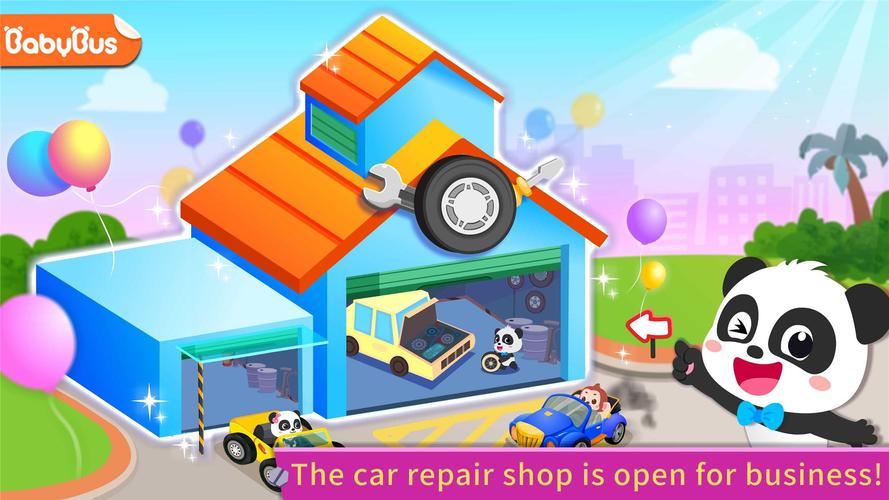 Little Panda's Car Repair Tangkapan skrin 0