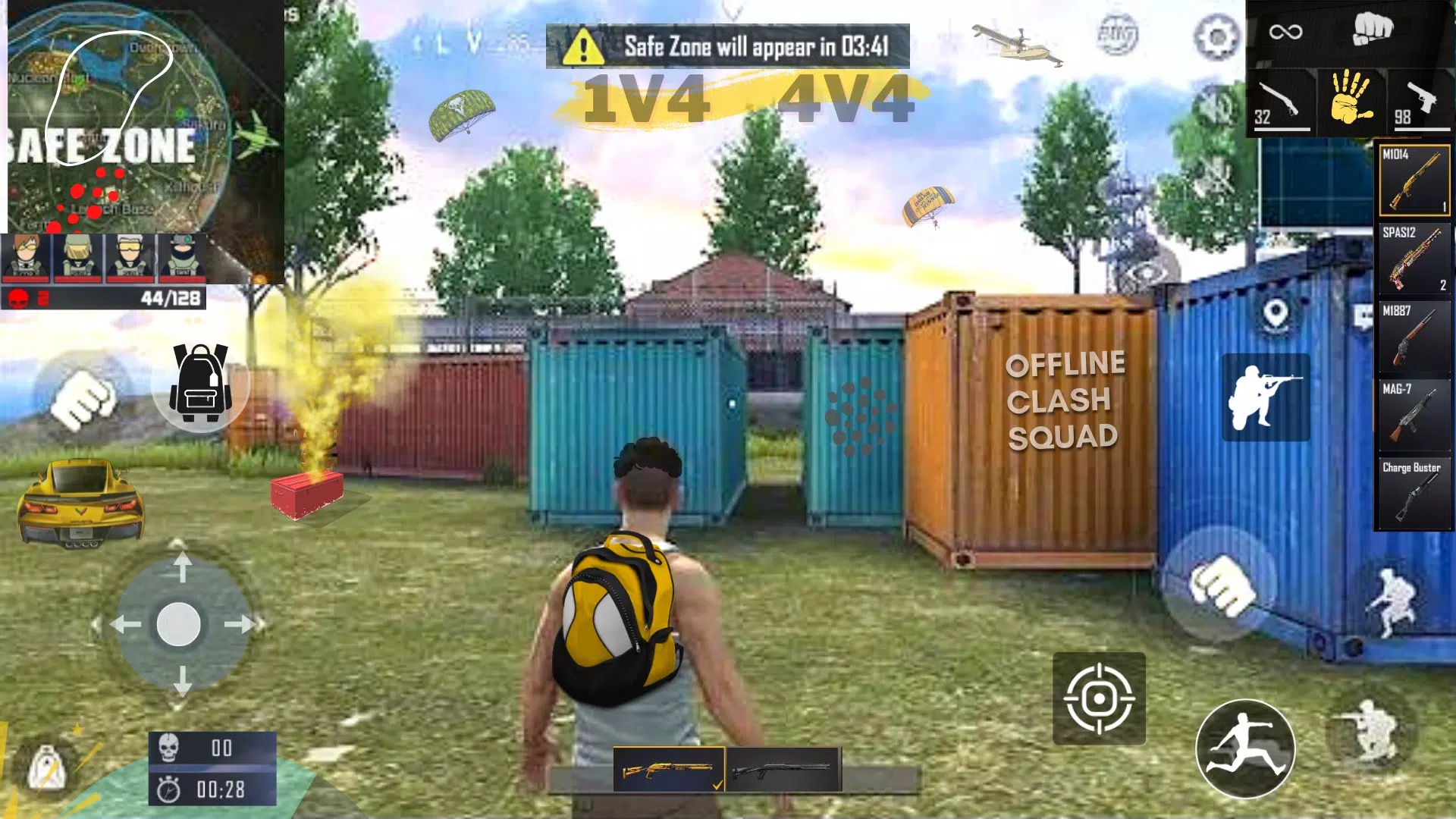 Offline Clash Squad Shooter 3D ဖန်သားပြင်ဓာတ်ပုံ 1