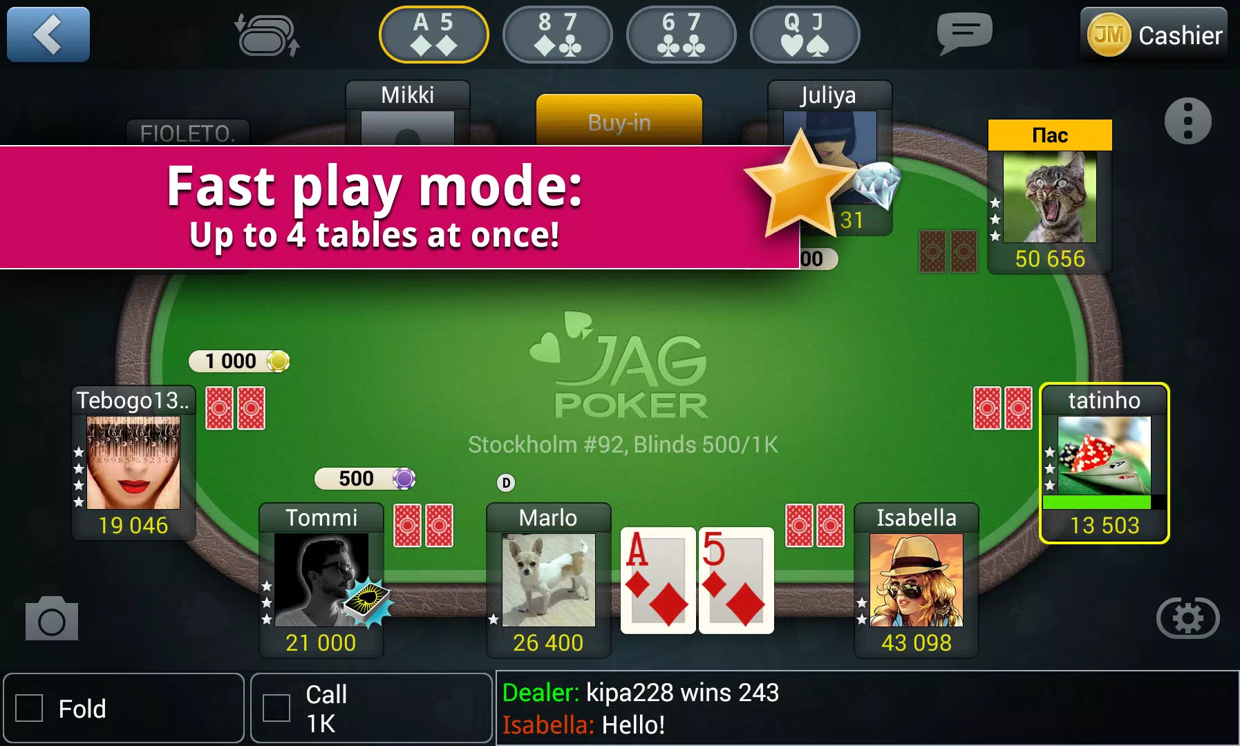 Jag Poker HD স্ক্রিনশট 1