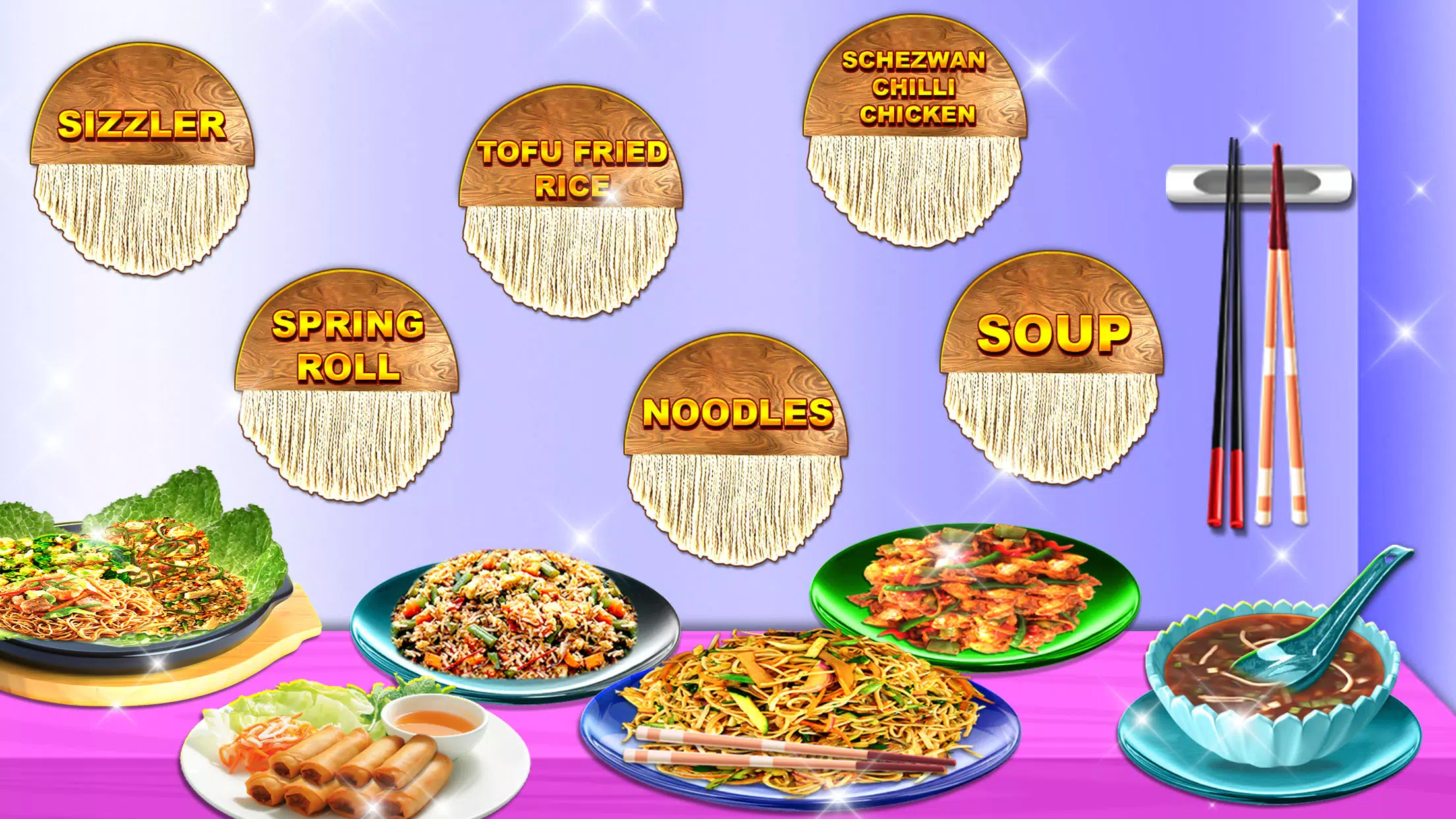 Lunar Chinese Food Maker Game Schermafbeelding 1