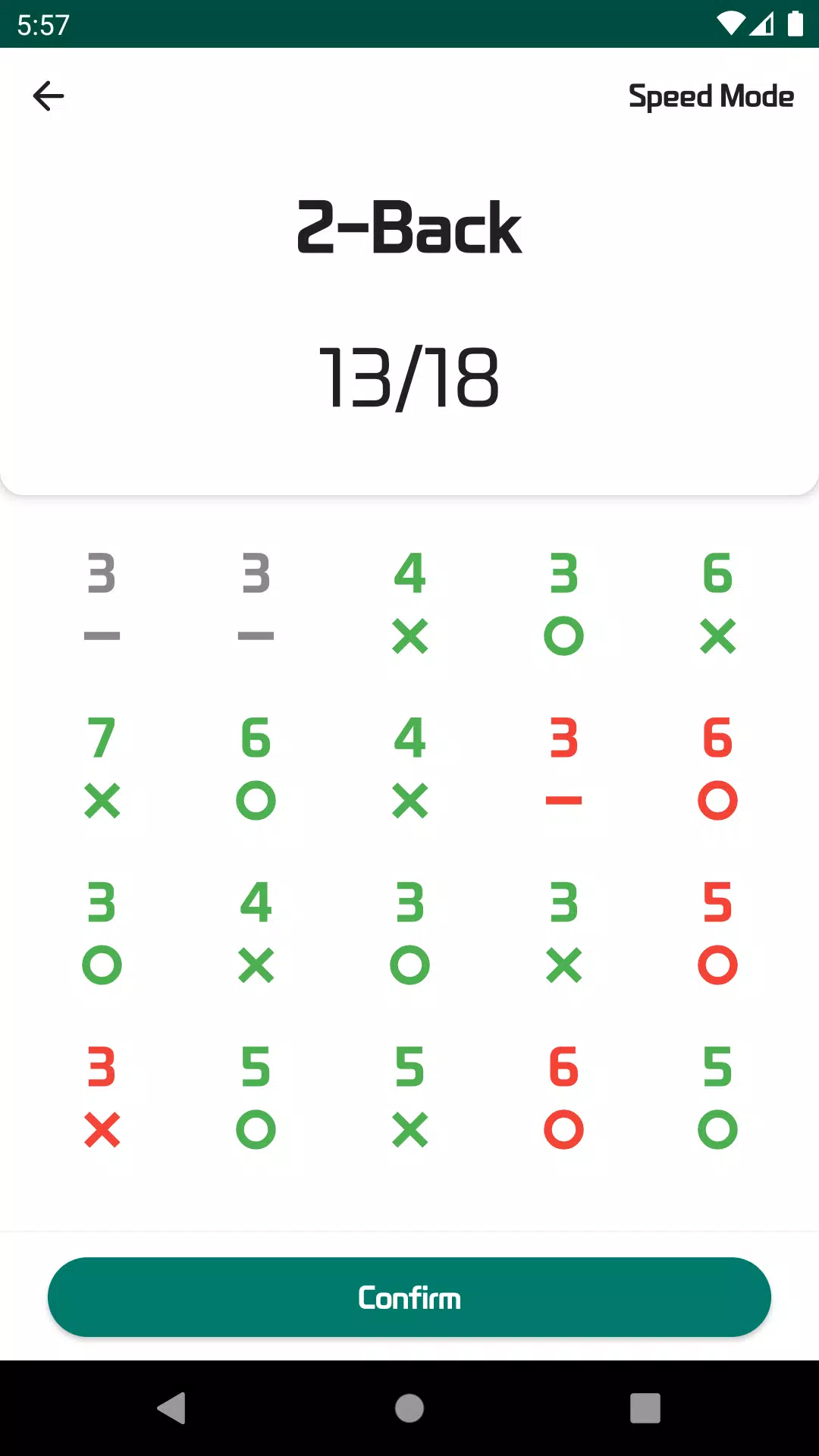 N-Back - Brain Training Schermafbeelding 3