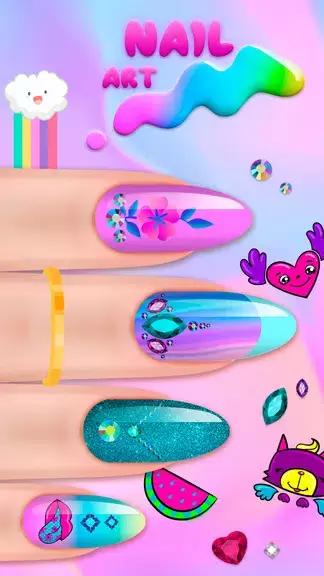 Girls Nail Salon Game:Nail Art 스크린샷 2