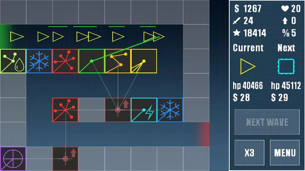 Laser Tower Defense Capture d'écran 1