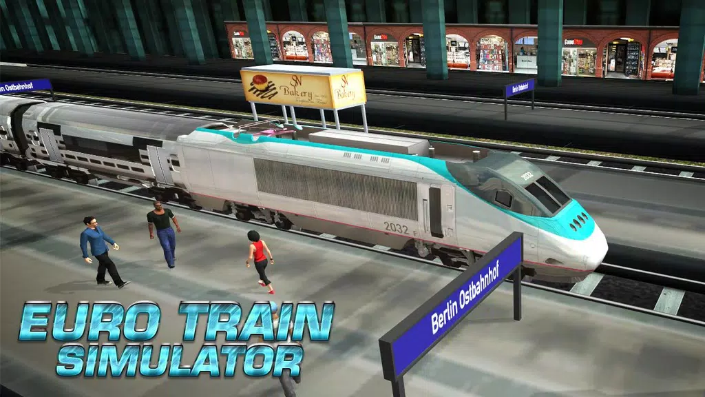 Euro Bullet Train Simulator Captura de pantalla 0