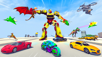 Police Robot Car Game 3d Captura de pantalla 3