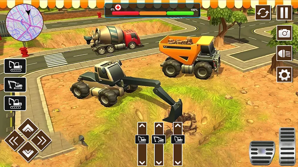 Construction Excavator Sim 3D ဖန်သားပြင်ဓာတ်ပုံ 1