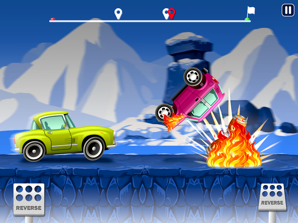 Hill Climb Car Racer-Car Game Ảnh chụp màn hình 3