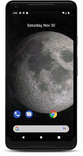 Moon 3D live wallpaper Captura de tela 2