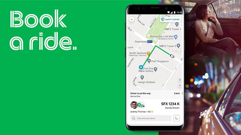 Grab - Taxi & Food Delivery Capture d'écran 1