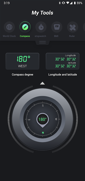 My Tool - Compass, Timer & VPN স্ক্রিনশট 2