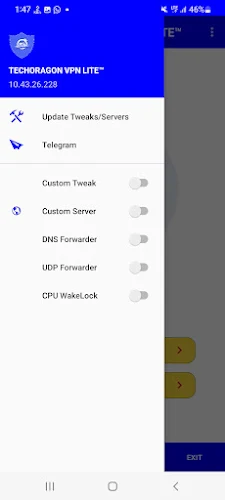 Techoragon VPN Lite ဖန်သားပြင်ဓာတ်ပုံ 1