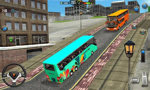 Offroad School Bus Drive Games ภาพหน้าจอ 2