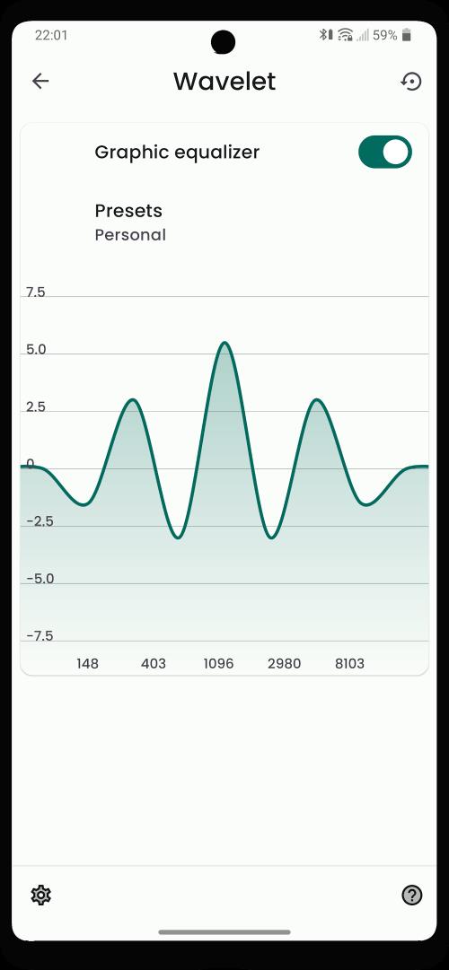 Wavelet: headphone specific EQ स्क्रीनशॉट 3